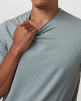 Vuori Ponto Performance Tee - Mens Misty Blue Heather