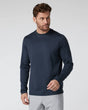 Vuori Long Sleeve Ponto Performance Tee Midnight Heather