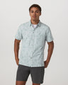 Vuori Bridge Button Down - Mens Storm Blue Fleur