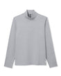 Vuori Ponto Half Zip Mock Neck Light Heather Grey