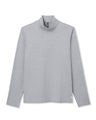 Vuori Ponto Half Zip Mock Neck Light Heather Grey