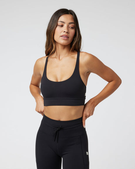 Vuori Yosemite Longline Bra - Womens Black / XL