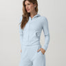 Vuori Halo Mini FZ Hoodie - Womens oft Sky Heather / S