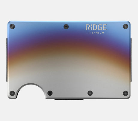 Ridge Wallet Wallet-Cash Strap BurntTitanium