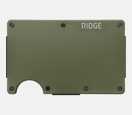 Ridge Wallet Wallet-Cash Strap MatteOlive