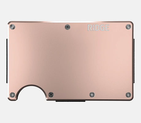 Ridge Wallet Wallet-Cash Strap RoseGold