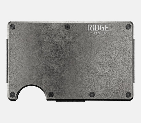 Ridge Wallet Wallet-Cash Strap StonewashedTitanium