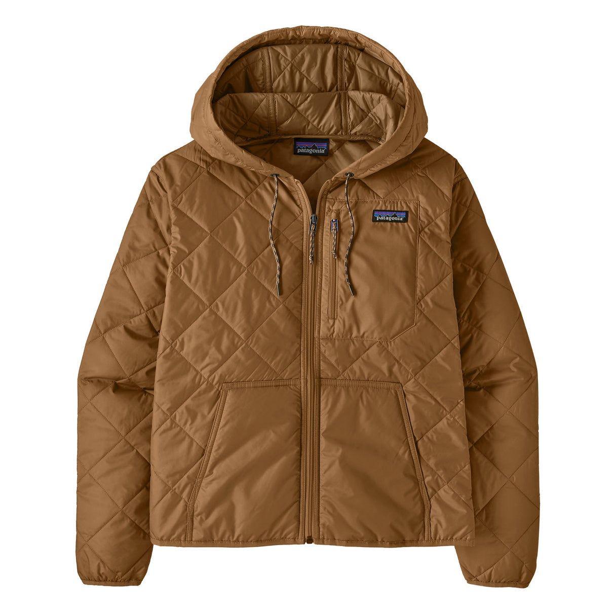 Patagonia Diamond Quilted Bomber Hoody - Womens Blue age / S