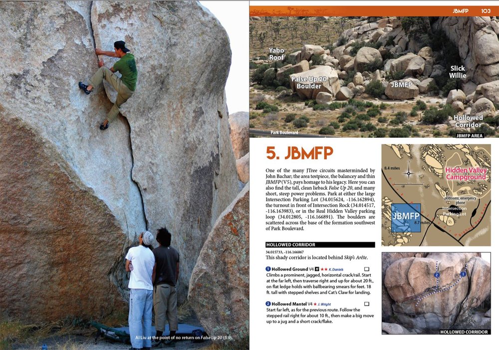Wolverine Publishing Joshua Tree Bouldering