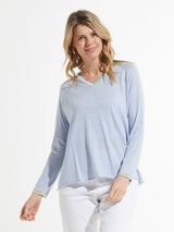 Colorful V Sweater - Women's