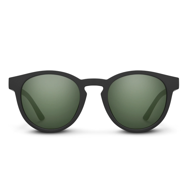 Suncloud Barnes Matte Black | Polarized Gray Green