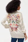 Johnny Was The Slim Audrey Collared Shirt - Womens White