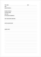 Mountaineers Books Trail Notes Journal