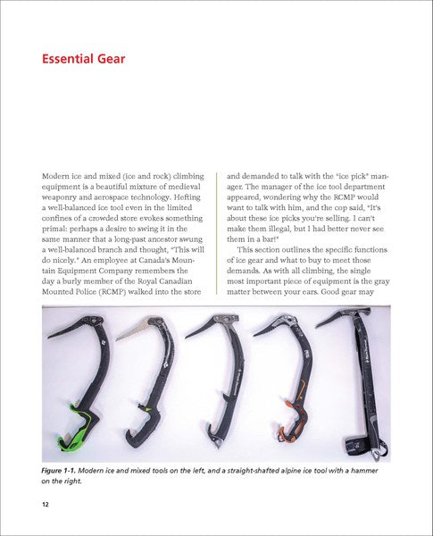 Mountaineers Books Ice & Mixed Climbing: Improve Technique, Safety, and Performance, 2nd Edition