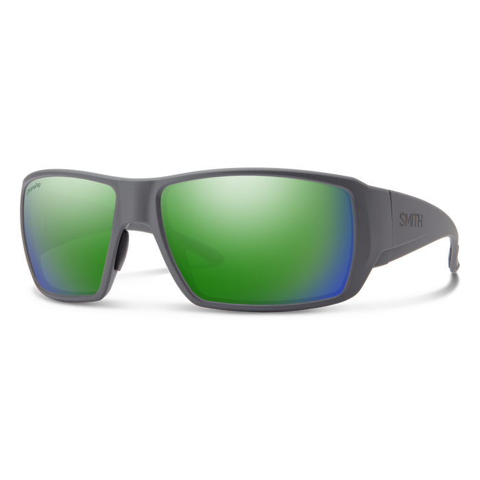 Smith Guides Choice XL Matte Cement | Chromapop Glass Green Mirror