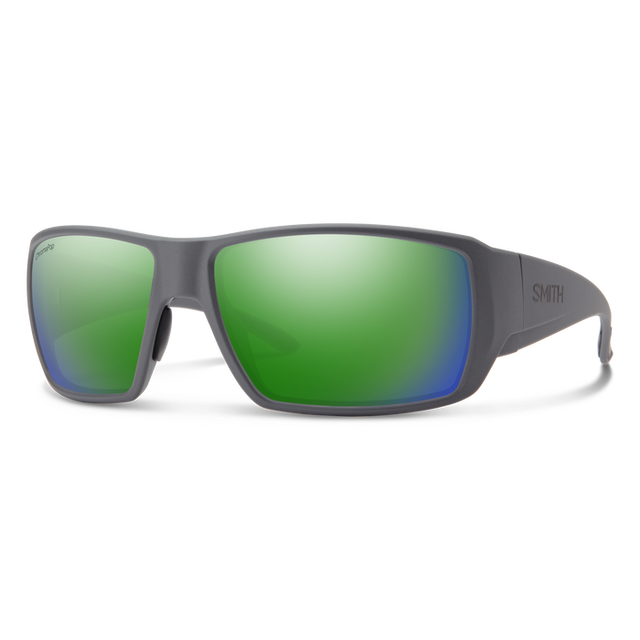Smith Guides Choice XL Matte Cement | Chromapop Glass Green Mirror