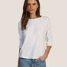 Dylan Julia Knit Shirt - Womens White