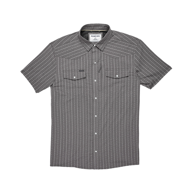 Poncho The Hondo - Mens Vertical tar Print / S