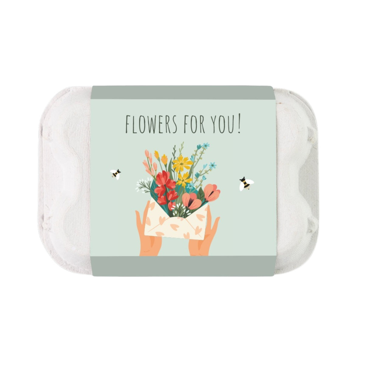Buzzy Seeds Grow Gifts Egg Carton Seeds Flowers For You