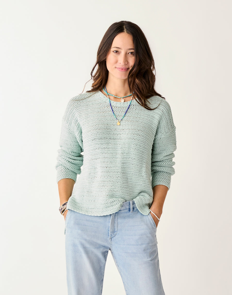 Carve Designs Clarissa Sweater - Womens Surf Spray