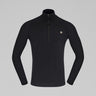 Norrona Femund PureUll Zip Neck - Mens Caviar Black