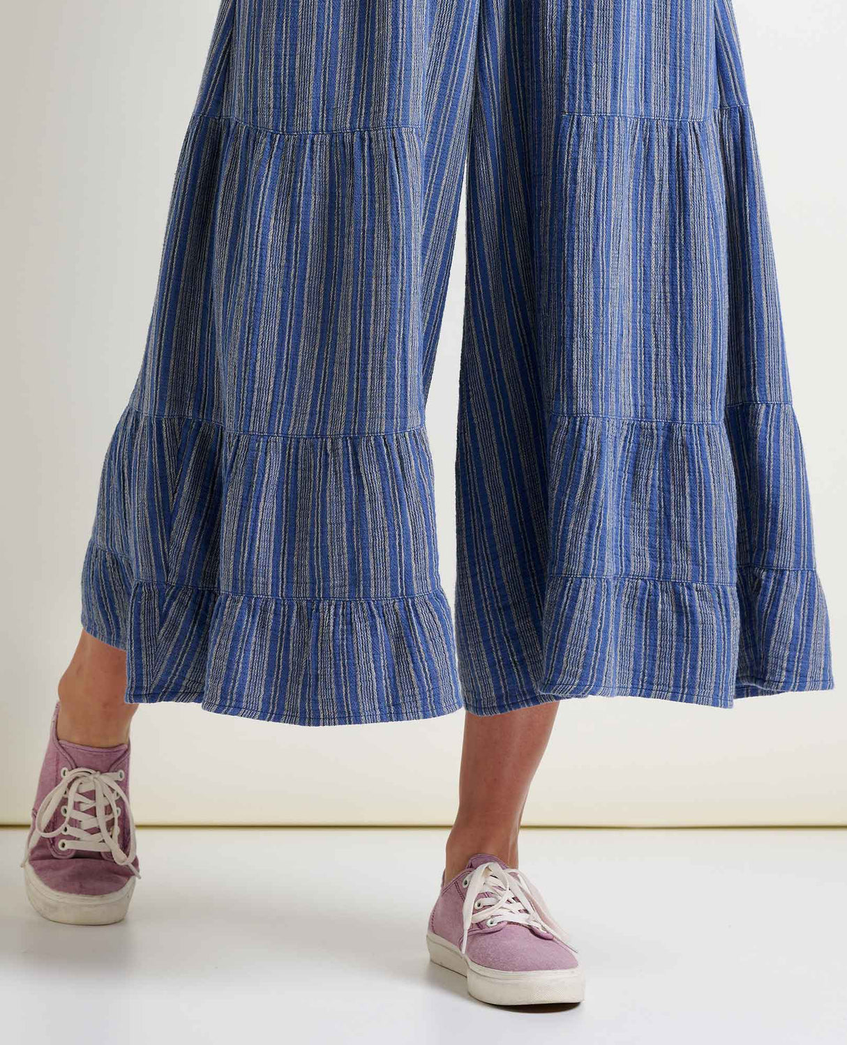 Tate Double Weave Palazzo Pant - Women's