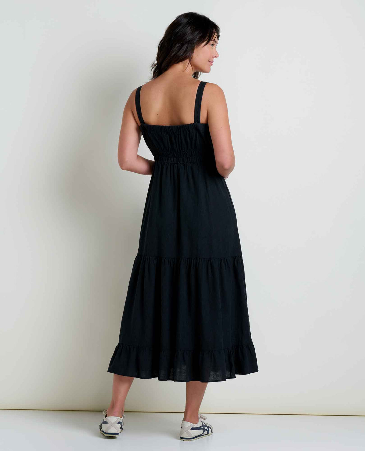 Taj Hemp Tiered Midi Dress - Women's