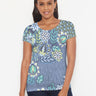 Whimsey Rose Scoop Neck Short Sleeve T-Shirt - Womens Phoebe / L