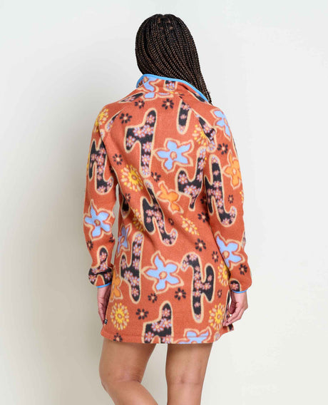 Campo Fleece Quarter Snap Dress - Women's