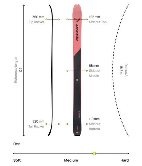 Dynafit Blacklight 88 FIex 70 Ski