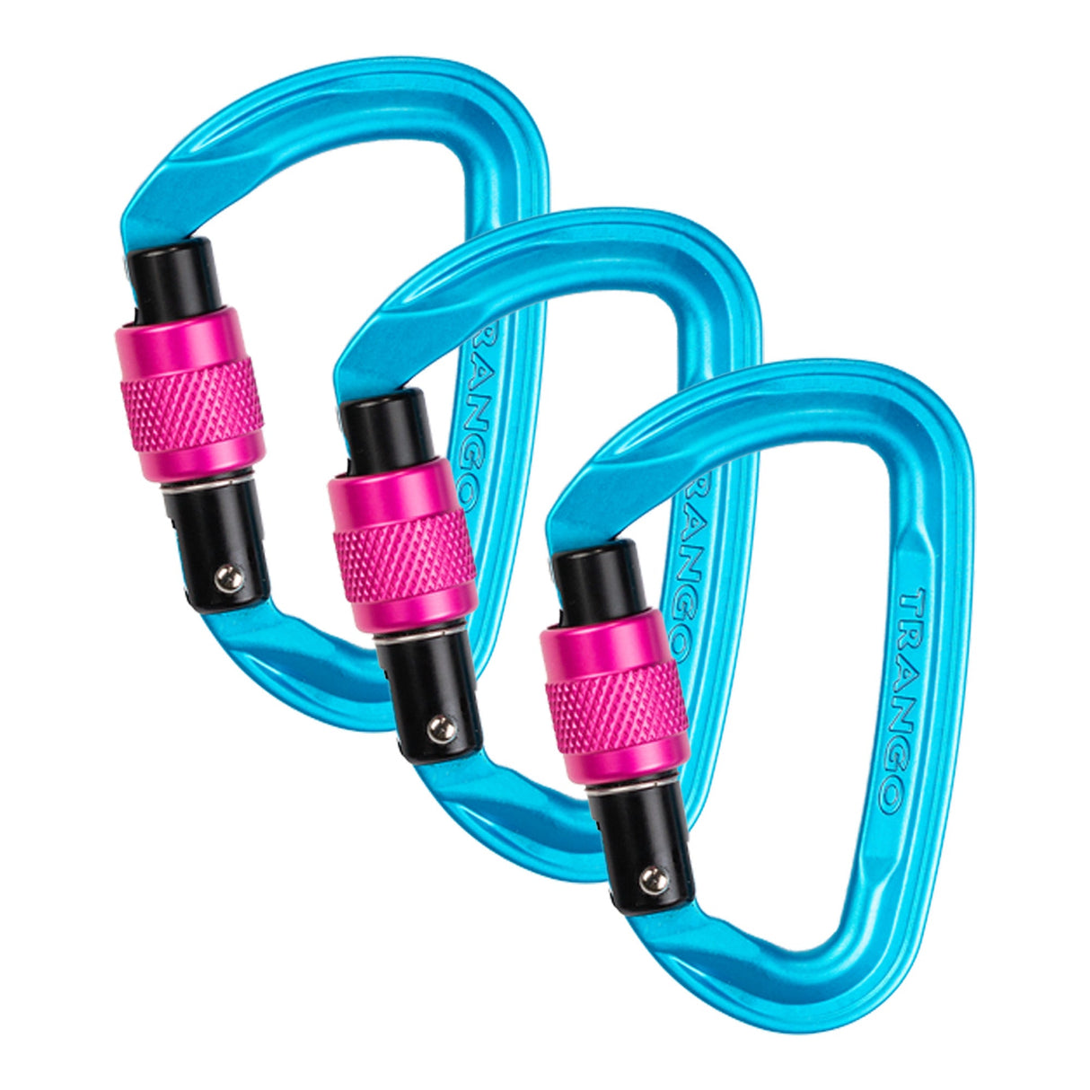Trango Superfly EVO Screwlock-3pk Cyan/Pink