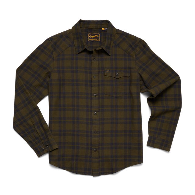 Howler Brothers La Grange Lightweight Flannel - Mens Speckled Sand