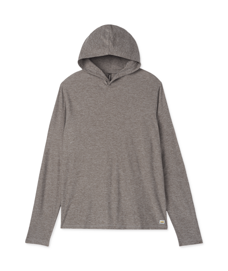 Vuori Strato Tech Hoodie - Mens Black Heather / XXL