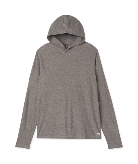 Vuori Strato Tech Hoodie - Mens Black Heather / XXL