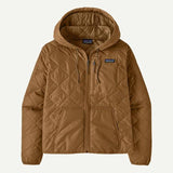 Patagonia Diamond Quilted Bomber Hoody - Womens Deer Brown