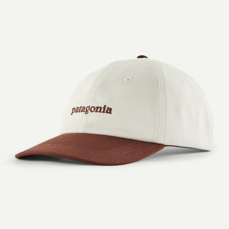 Patagonia Fitz Roy Icon Trad Text Logo: Dried Vanilla