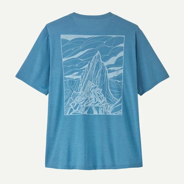 Patagonia Cap Cool Daily Shirt - Cloud Crag - Mens Shore Blue - Light Shore Blue X-Dye
