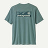 Patagonia Cap Cool Daily Shirt - Boardshort Logo - Mens Blue Sage - Light Blue Sage X-Dye
