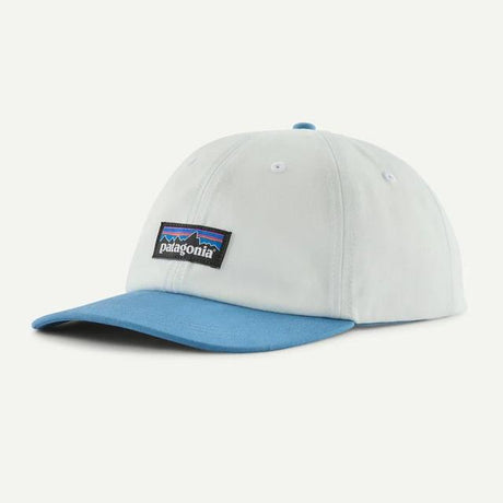 Patagonia P-6 Label Trad Cap Birch White w/Shore Blue