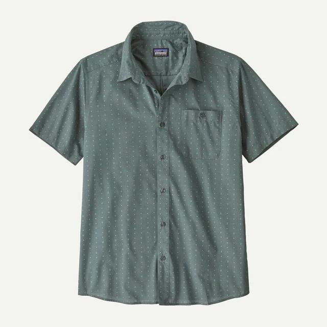 Patagonia Go To Shirt - Mens Mountain Flow: Plume Grey / S