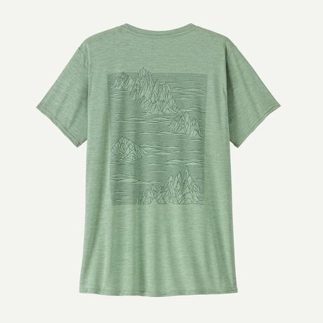 Patagonia Cap Cool Daily Graphic Shirt - Womens Strataspire: Ellwood Green X-Dye / M