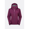 RAB Downpour Light Jacket - Womens Mulberry / XS