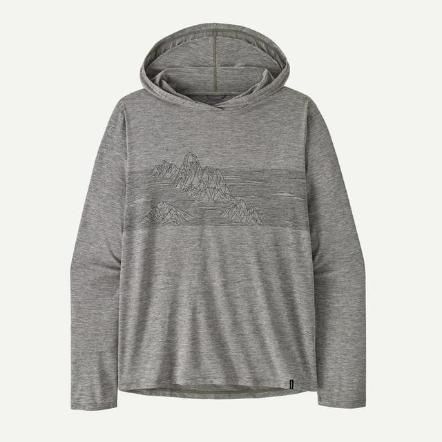 Patagonia Cap Cool Daily Hoody - Strataspire Stripe - Mens Feather Grey