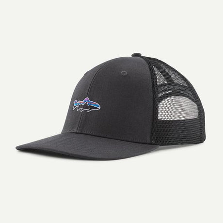 Patagonia Take A Stand Trucker Hat Stand Up Trout: Ink Black