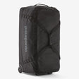 Patagonia Black Hole Wheeled Duffel 100L Smolder Blue w/Amanita Red