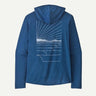 Patagonia Cap Cool Daily Graphic Hoody - Mens Waves Rolling: Clement Blue X-Dye / S