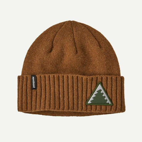 Patagonia Brodeo Beanie Dawn Tracks Patch: Shelter Brown