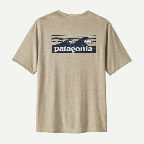Patagonia Cap Cool Daily Graphic Shirt - Waters - Mens Boardshort Logo Tones: Pumice X-Dye / S