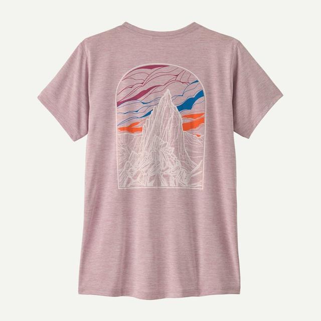Patagonia Cap Cool Daily Shirt - Cloud Crag - Womens Quiet Violet