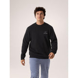 Arcteryx Emblem Fleece Crew - Mens Black